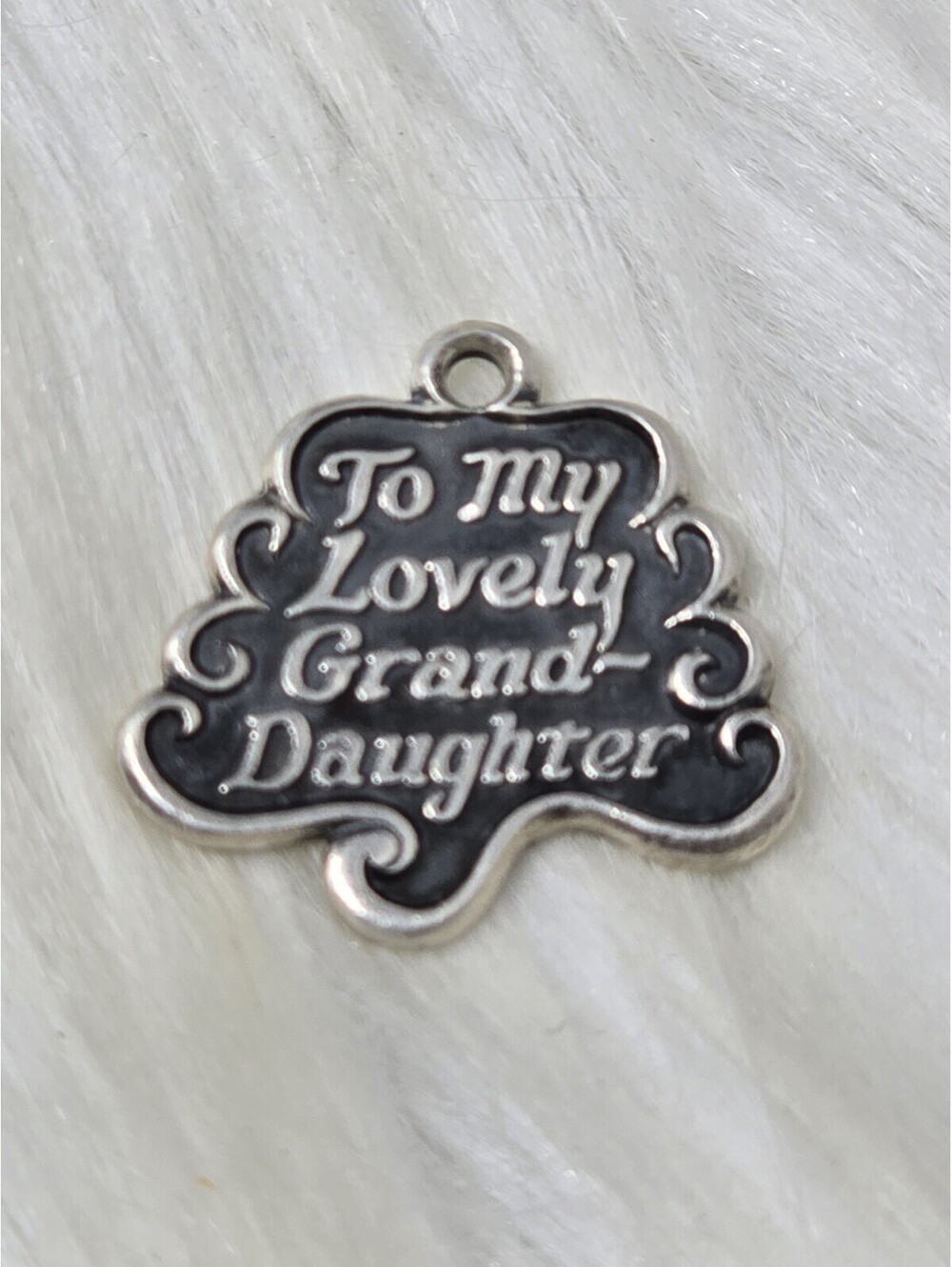 James Avery Retired To My Lovely Granddaughter Charm 925